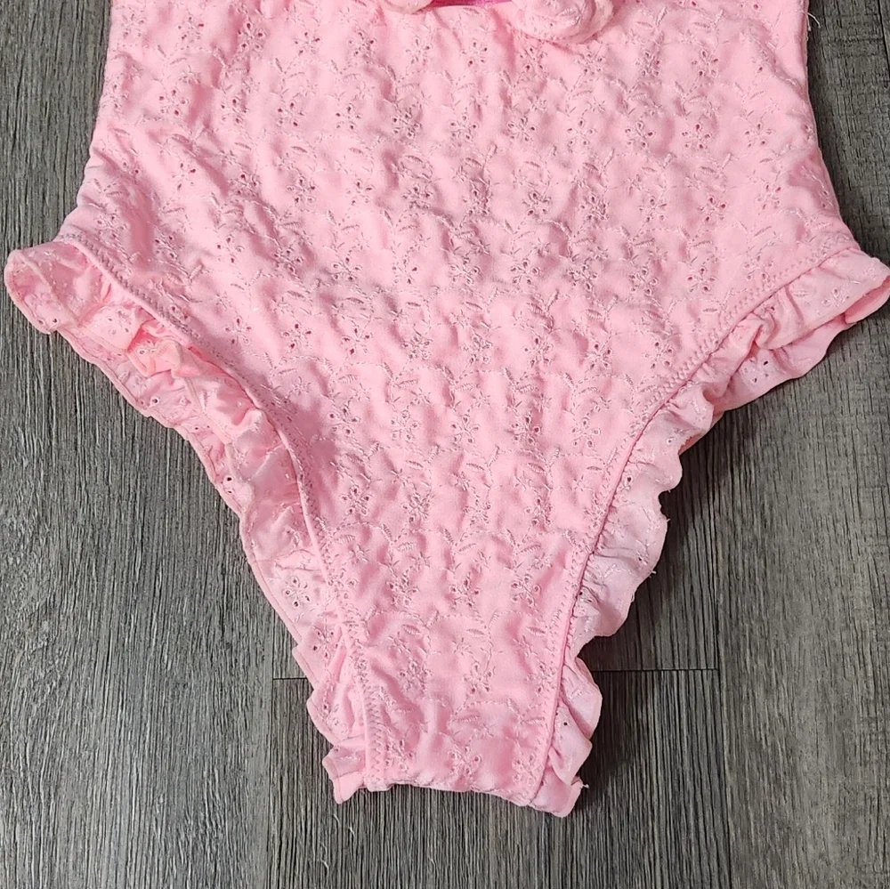 New!Frankie's‎ Bikinis Lucia Eyelet One Piece Swimsuit